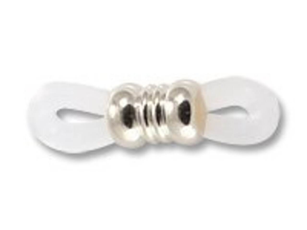 JewelrySupply Eye Glass Holder 20x5mm Silver Color (Package of 2)